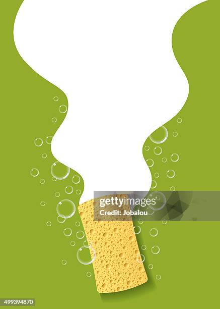clean sponge - cleaning stock illustrations