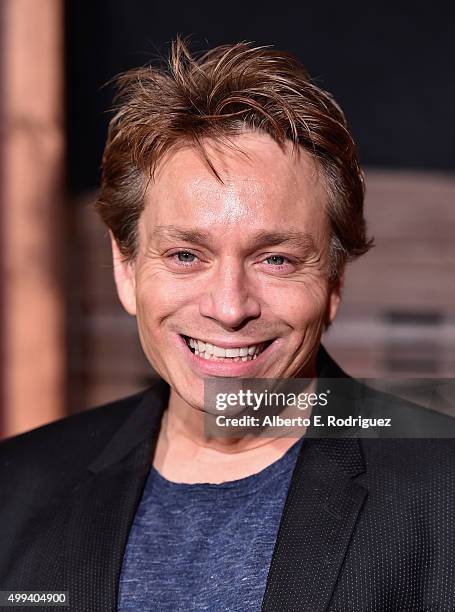 Actor Chris Kattan attends the premiere of Netflix's "The Ridiculous 6" at AMC Universal City Walk on November 30, 2015 in Universal City, California.