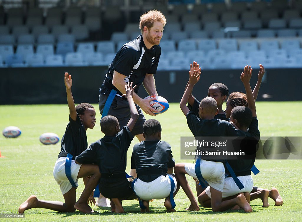 Prince Harry Visits Africa - Day 4