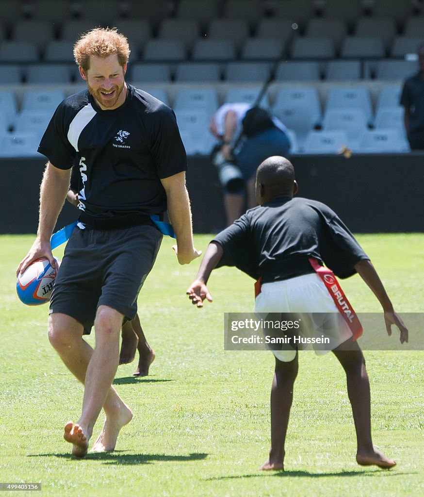 Prince Harry Visits Africa - Day 4