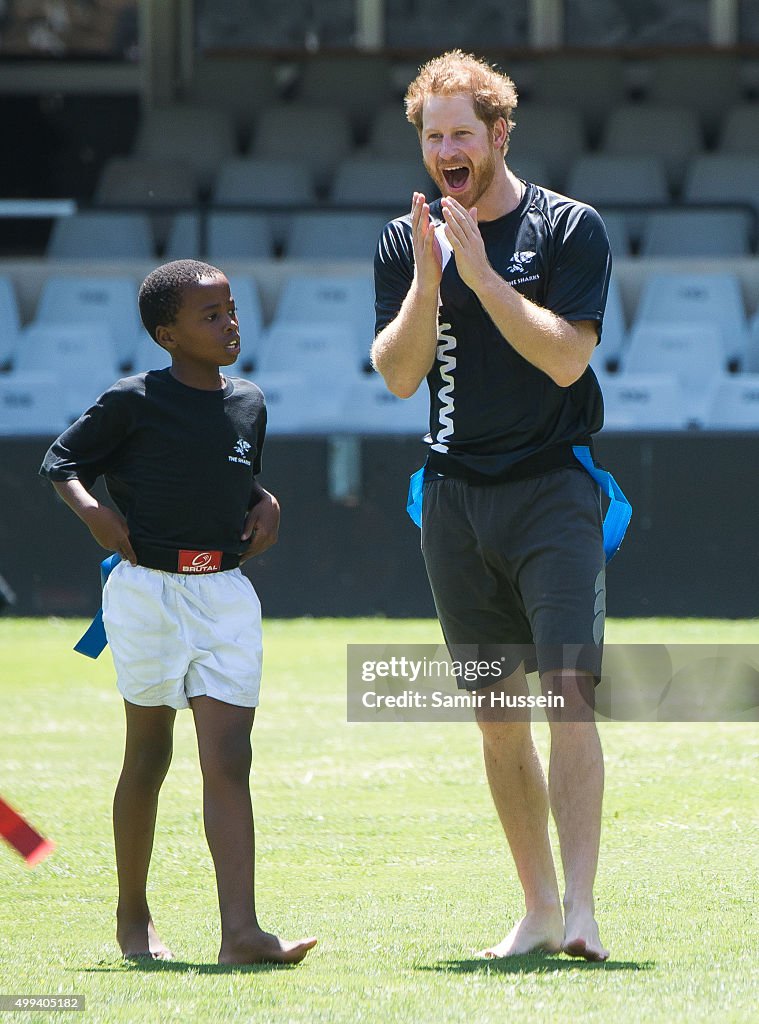 Prince Harry Visits Africa - Day 4