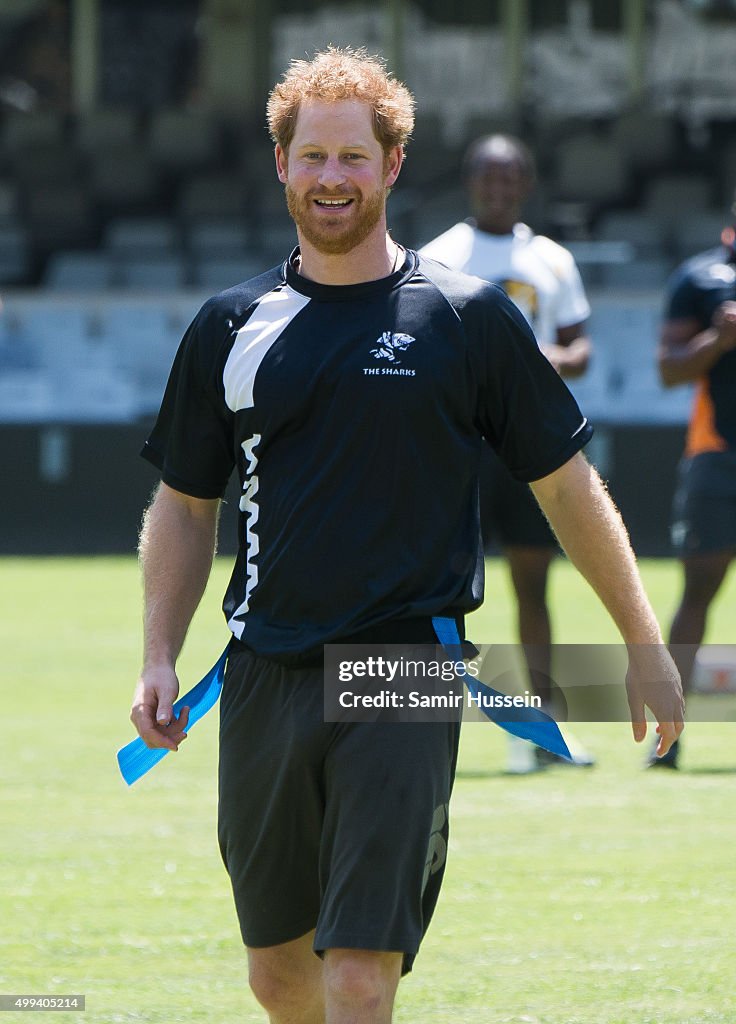 Prince Harry Visits Africa - Day 4