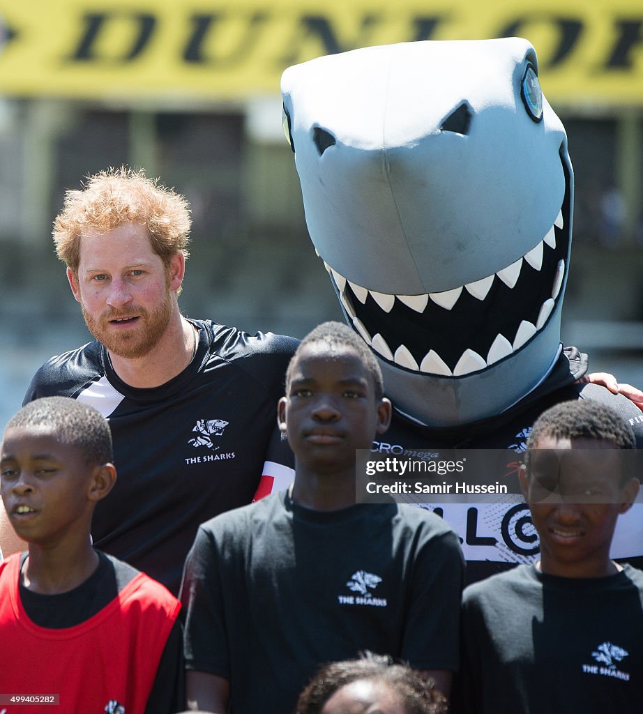 Prince Harry Visits Africa - Day 4