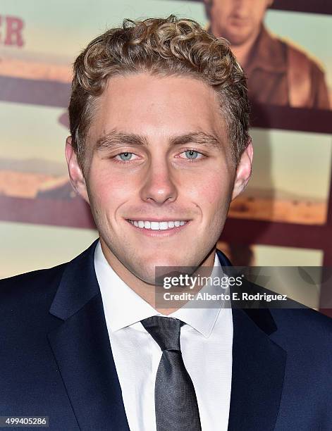 Actor Jared Sandler attends the premiere of Netflix's "The Ridiculous 6" at AMC Universal City Walk on November 30, 2015 in Universal City,...