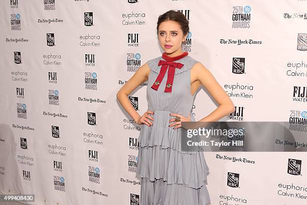 Bel Powley attends the 2015 Gotham Independent Film Awards at Cipriani Wall Street on November 30, 2015 in New York City.