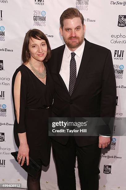 Myna Joseph and John Magary attend the 25th Annual Gotham Independent Film Awards at Cipriani Wall Street on November 30, 2015 in New York City.