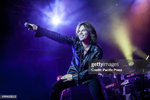 Joey Tempest of Europe performs live at Alcatraz in Milan, Italy. Joey Tempest is the vocalist and main songwriter in the rock band Europe. He has...