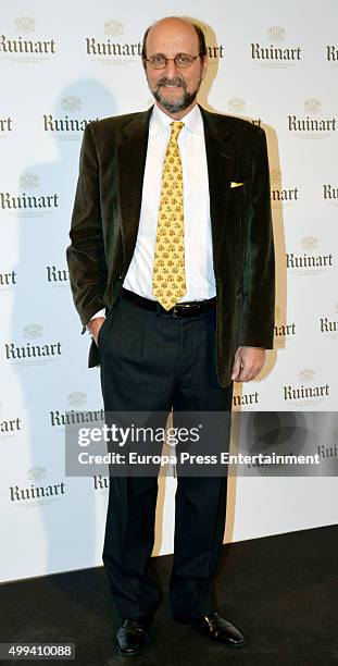 Jose Miguel Fernandez Sastron attends 'Dom Ruinart Rose 2002' party photocall on November 30, 2015 in Madrid, Spain.