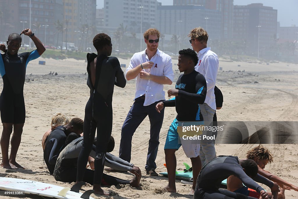 Prince Harry Visits Africa - Day 4