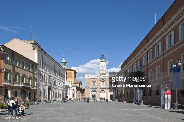 piazza (square) del popolo - ravenna stock pictures, royalty-free photos & images