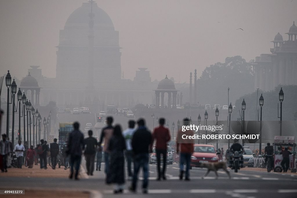 INDIA-ENVIRONMENT-CLIMATE CHANGE-POLLUTION