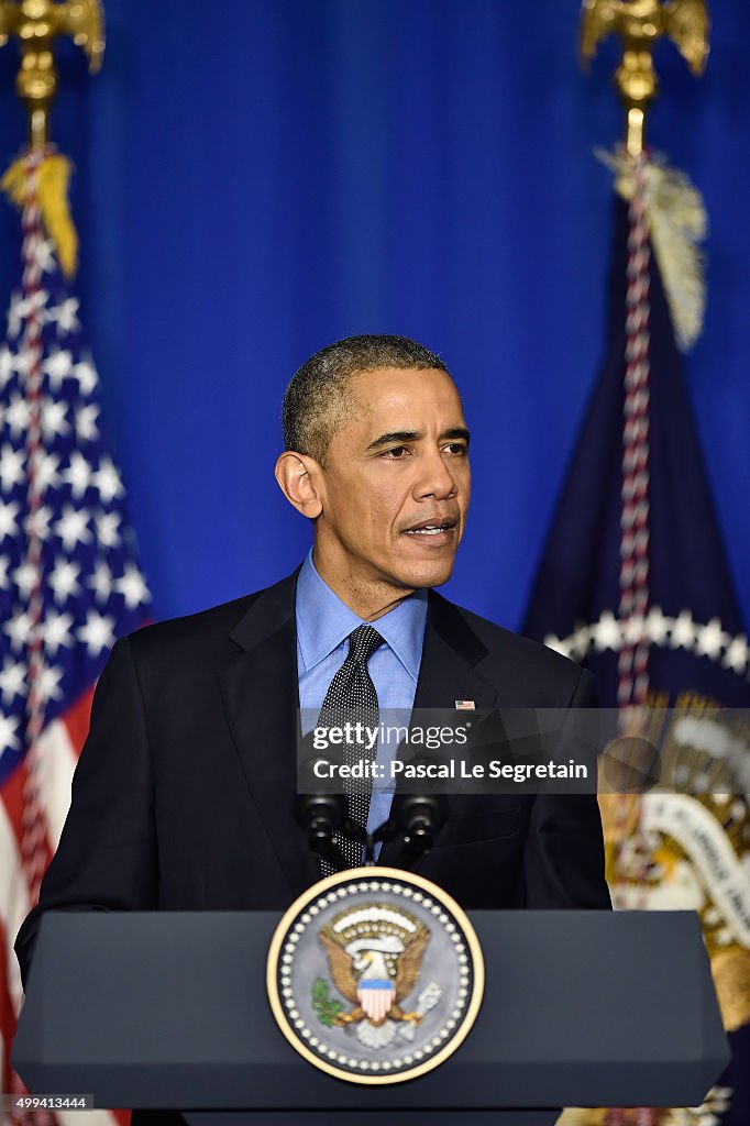 Obama Speaks Before Leaving COP21