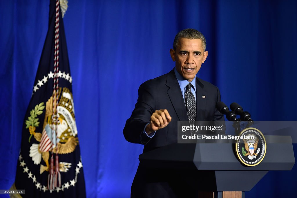 Obama Speaks Before Leaving COP21