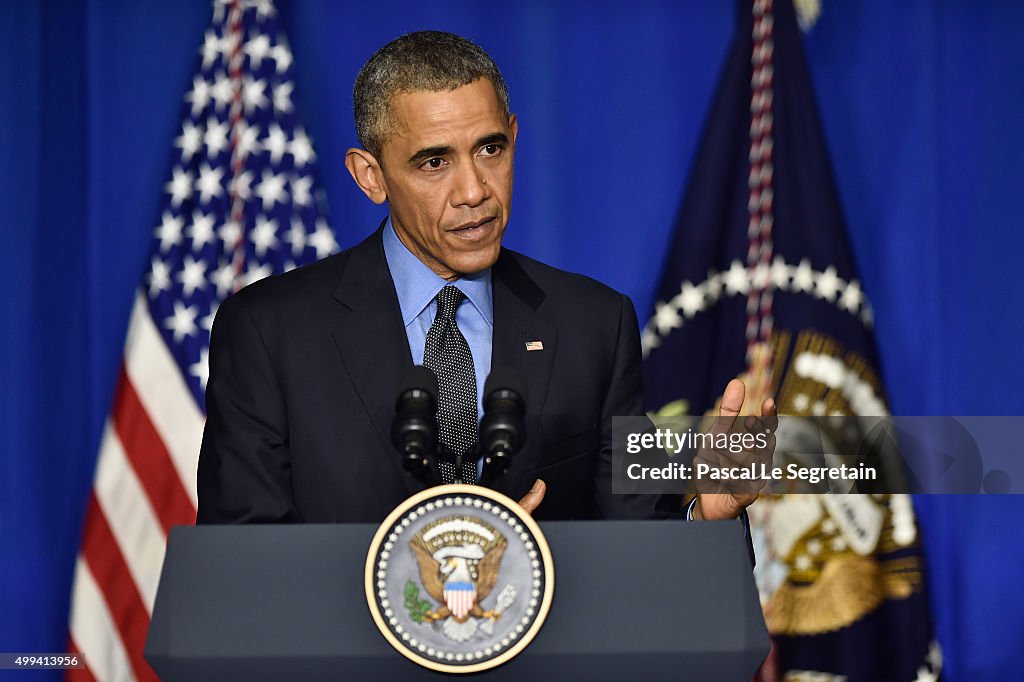 Obama Speaks Before Leaving COP21