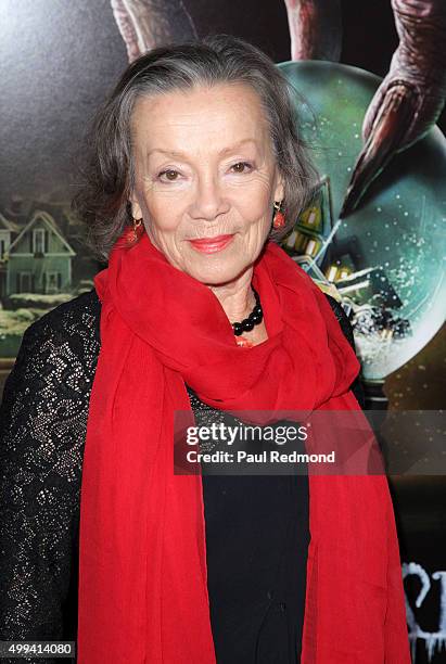 Actress Krista Stadler arrives at the screening of Universal Pictures' "Krampus" at ArcLight Cinemas on November 30, 2015 in Hollywood, California.