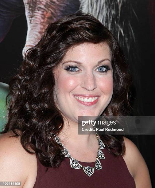 Actress Allison Tolman arrives at the screening of Universal Pictures' "Krampus" at ArcLight Cinemas on November 30, 2015 in Hollywood, California.