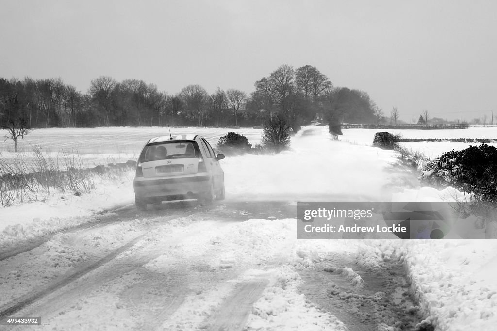 Winter driving conditions