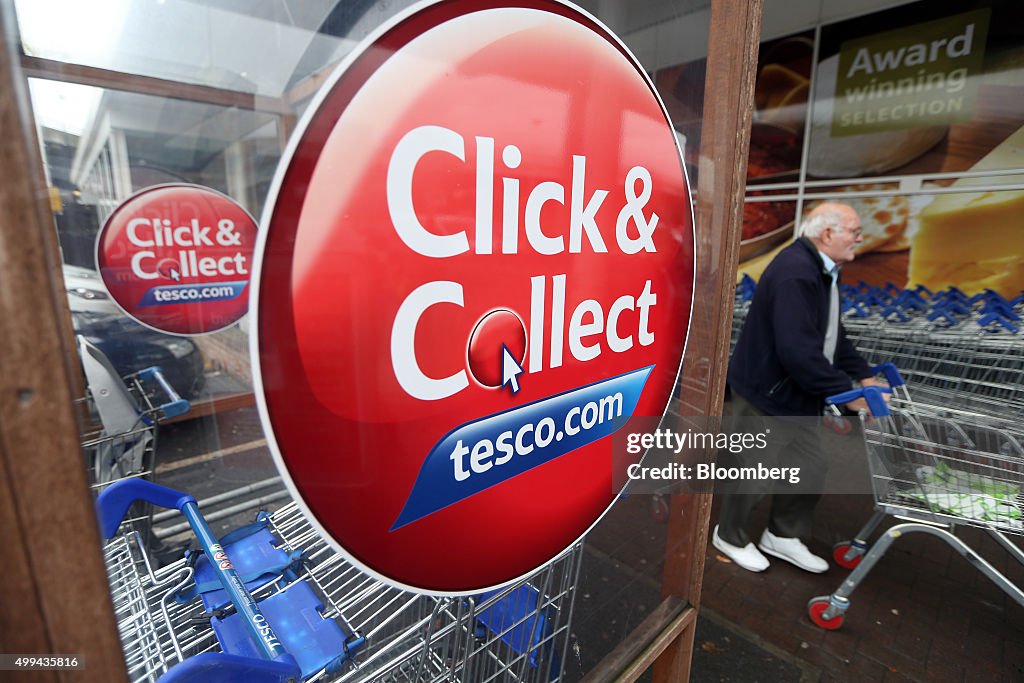 Inside A Tesco Plc Supermarket As Shoppers Prepare For Christmas