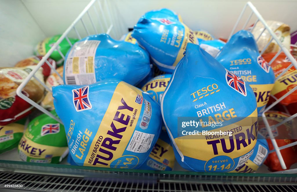 Inside A Tesco Plc Supermarket As Shoppers Prepare For Christmas