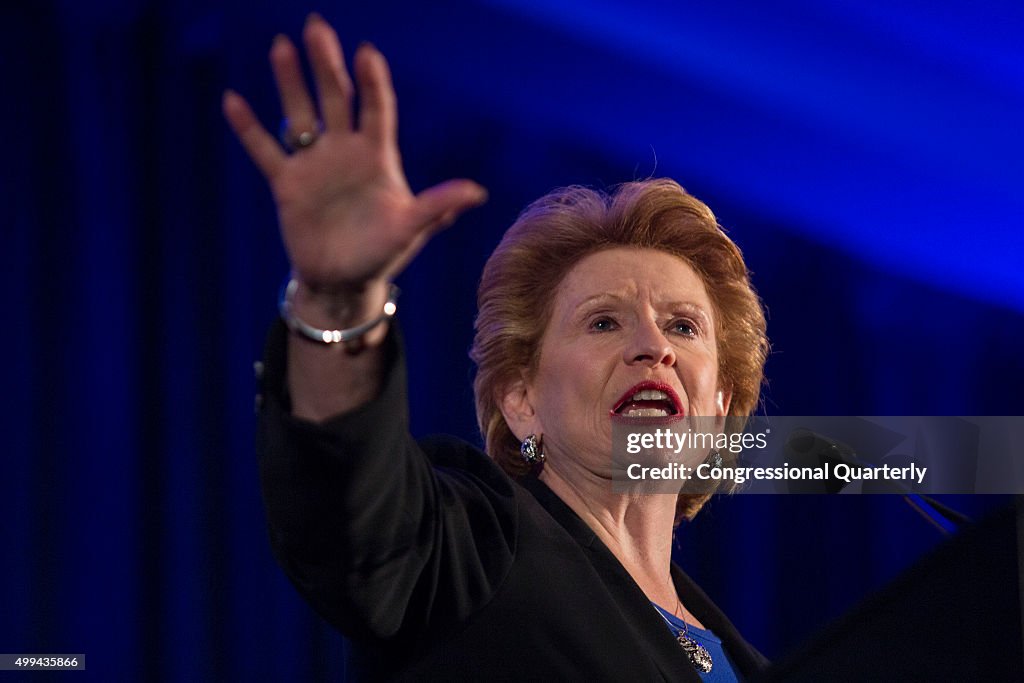 Female Senators Hold A "Women For Hillary" Endorsement Event With Presidential Candidate Hillary Clinton