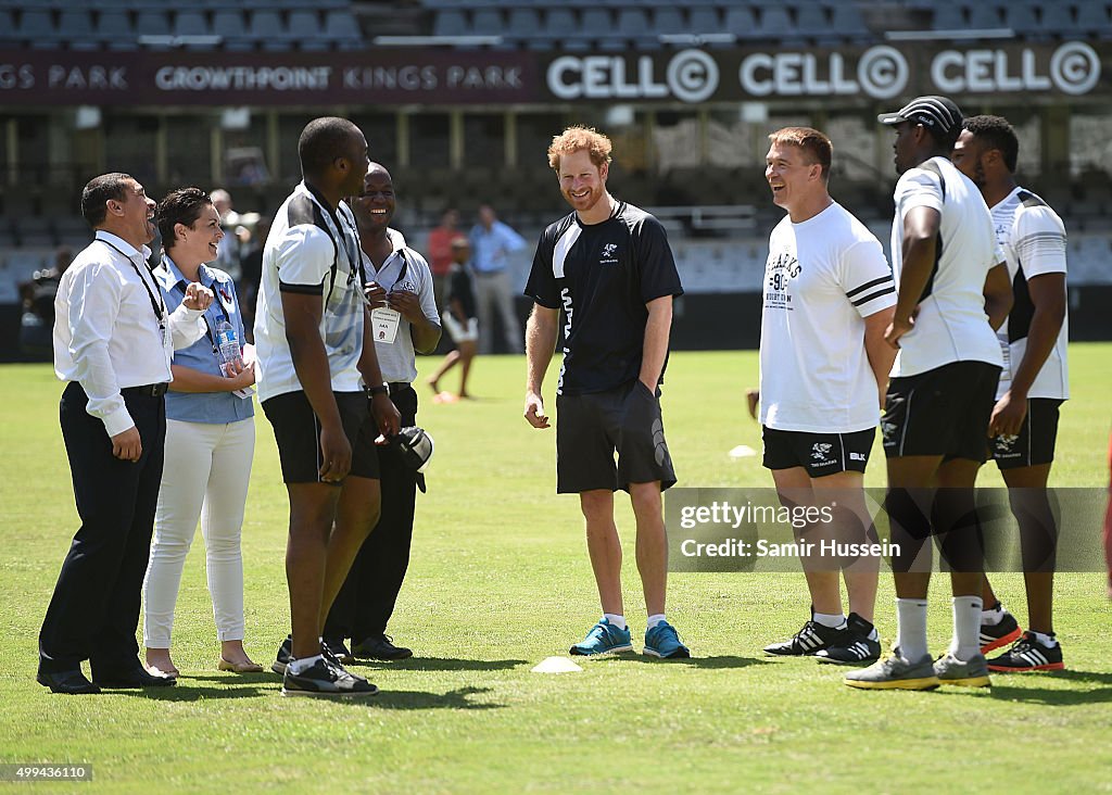 Prince Harry Visits Africa - Day 4