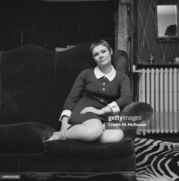 English actress Judi Dench, 14th May 1969.