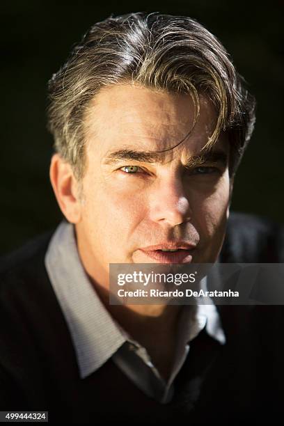 Actor Peter Gallagher is photographed in his home for Los Angeles Times on February 3, 2014 in Brentwood, California. PUBLISHED IMAGE. CREDIT MUST...