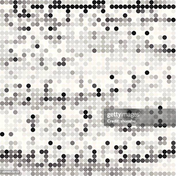 abstract gray polka dots pattern background - right first time stock illustrations