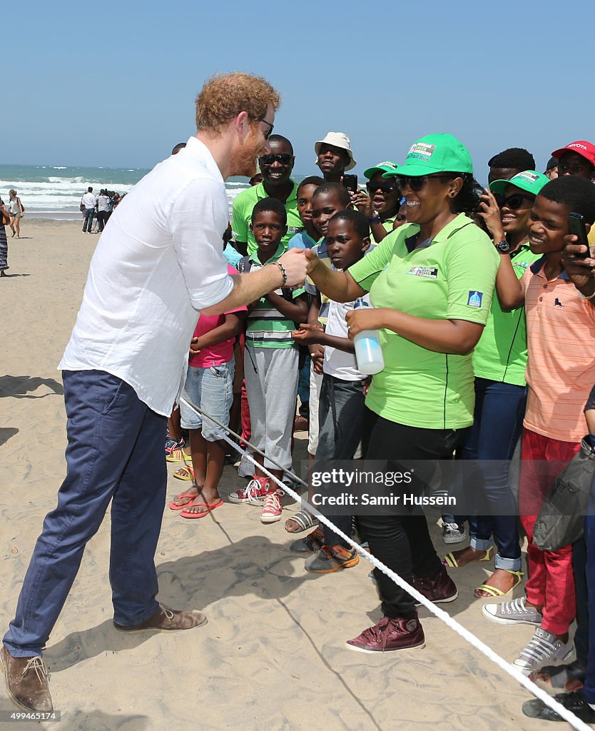 Prince Harry Visits Africa - Day 4