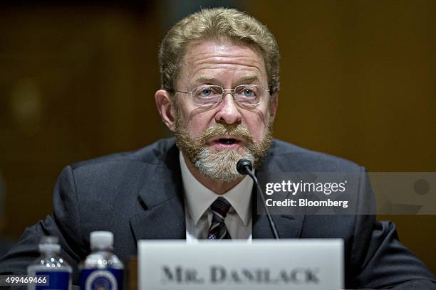 Michael Danilack, principal with PricewaterhouseCoopers LLP, speaks during a Senate Finance Committee hearing in Washington, D.C., U.S., on Tuesday,...