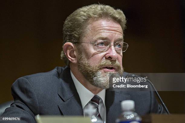 Michael Danilack, principal with PricewaterhouseCoopers LLP, speaks during a Senate Finance Committee hearing in Washington, D.C., U.S., on Tuesday,...