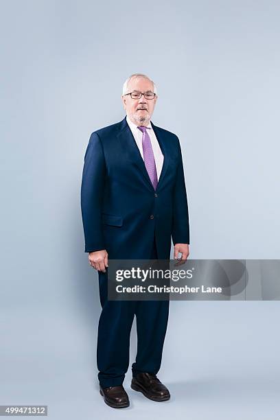 Former Representative for Massachusetts, Barney Frank is photographed for Washingtonian Magazine on January 21, 2015 in New York City.