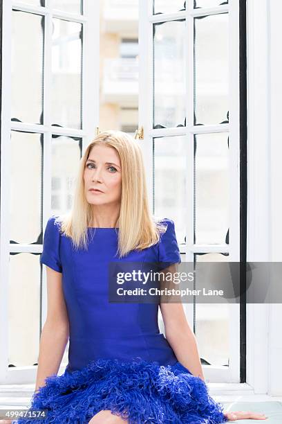 Author Candace Bushnell is photographed for The Times on April 15, 2015 in New York City.