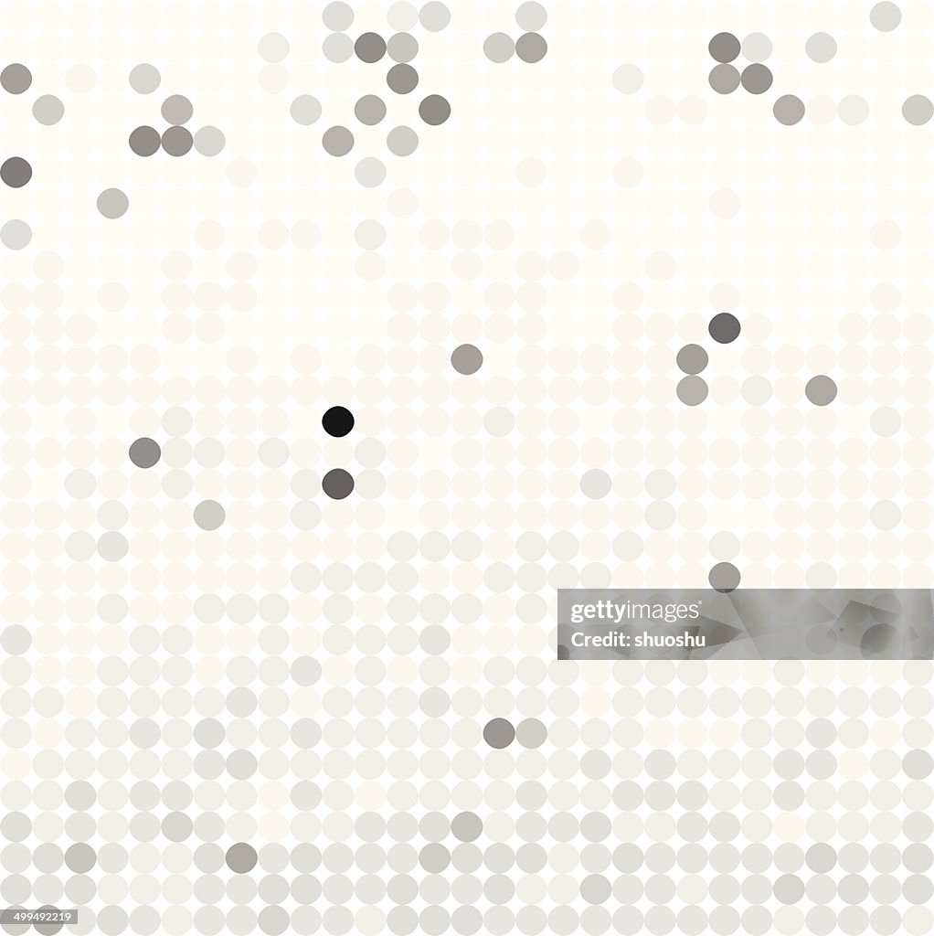 Abstract gray polka dots pattern background