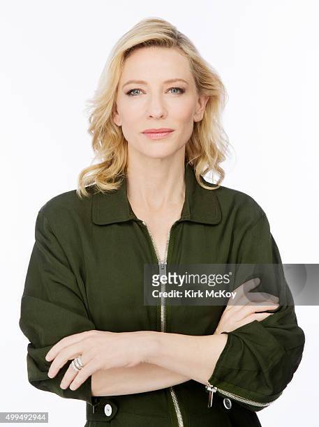 Actress Cate Blanchett is photographed for Los Angeles Times on November 13, 2015 in Los Angeles, California. PUBLISHED IMAGE. CREDIT MUST READ: Kirk...