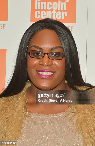 Mya Taylor attends the "Tangerine" New York screening hosted by Laverne Cox at the Elinor Bunin Munroe Film Center on December 1, 2015 in New York...