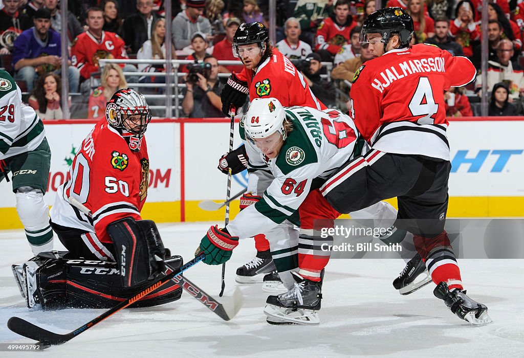 Minnesota Wild v Chicago Blackhawks