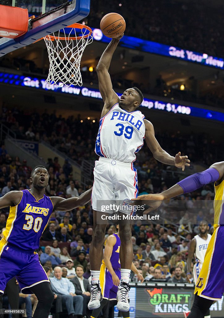 Los Angeles Lakers v Philadelphia 76ers