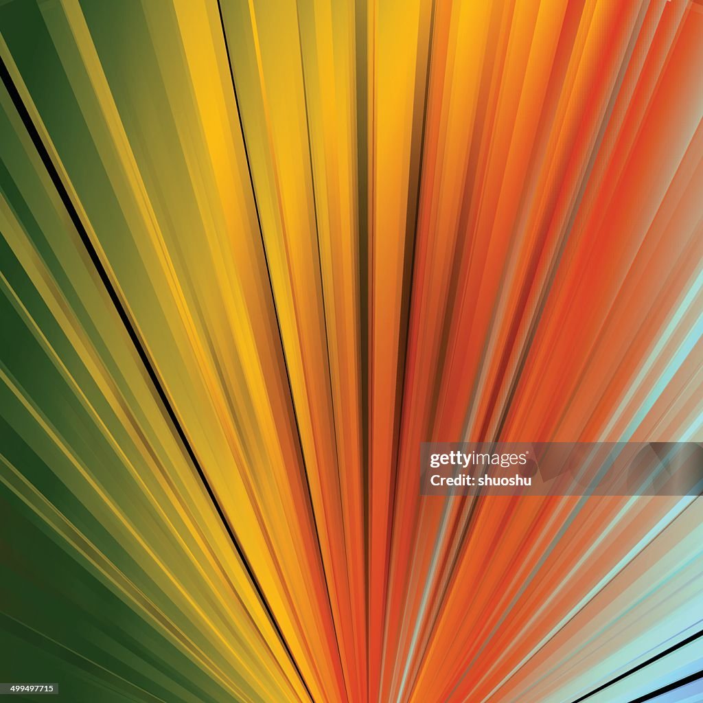 Abstract colorful ray stripe pattern background