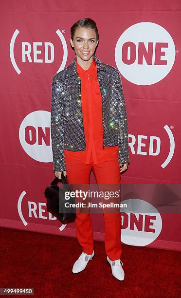 Actress/model Ruby Rose attends the ONE And 's "It Always Seems Impossible Until It Is Done" at Carnegie Hall on December 1, 2015 in New York City.