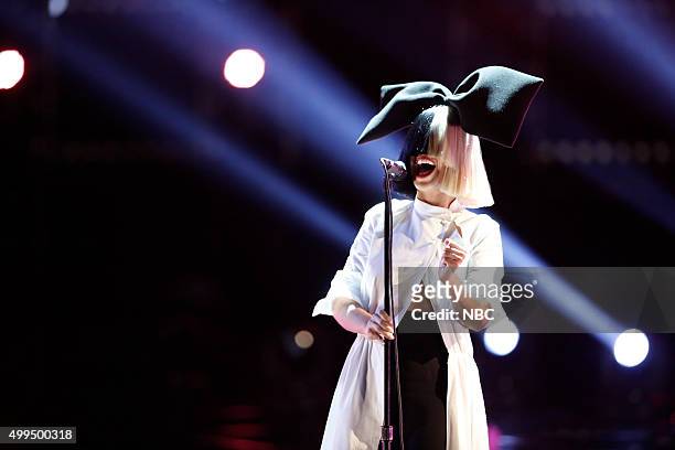 Live Top 10" Episode 916B -- Pictured: Sia --