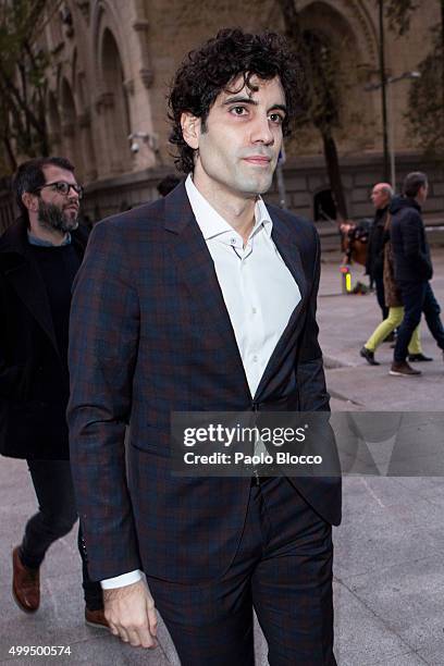 Actor Tamar Novas is seen on December 1, 2015 in Madrid, Spain.