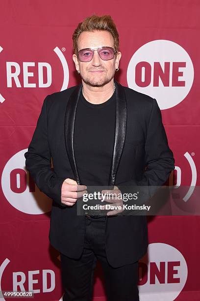 Co-Founder of ONE and singer Bono attends the ONE Campaign and s concert to mark World AIDS Day, celebrate the incredible progress thats been made...