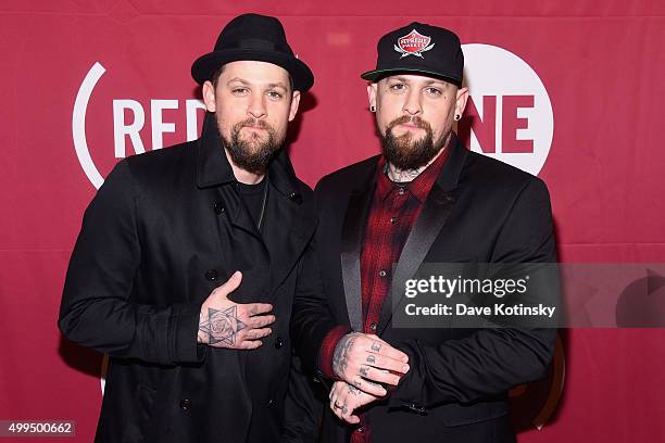 Artists Joel Madden and Benji Madden attend the ONE Campaign and s concert to mark World AIDS Day, celebrate the incredible progress thats been...