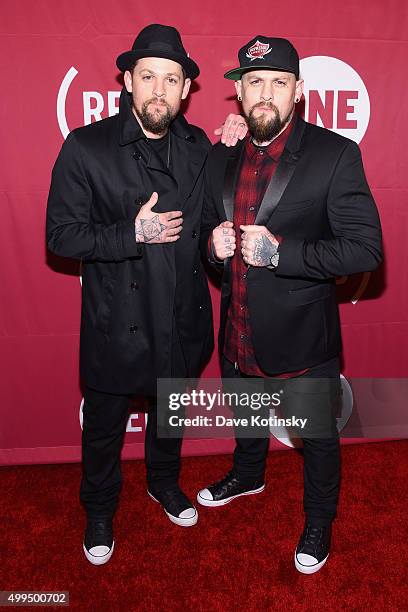 Artists Joel Madden and Benji Madden attend the ONE Campaign and s concert to mark World AIDS Day, celebrate the incredible progress thats been...