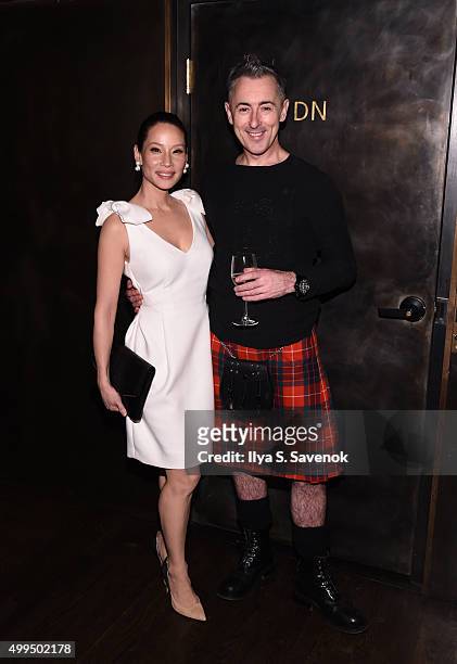 Lucy Liu and Alan Cumming attend Bruno Magli Presents A Taste Of Italy Co-Hosted By Food & Wine & Scott Conant on December 1, 2015 in New York City.