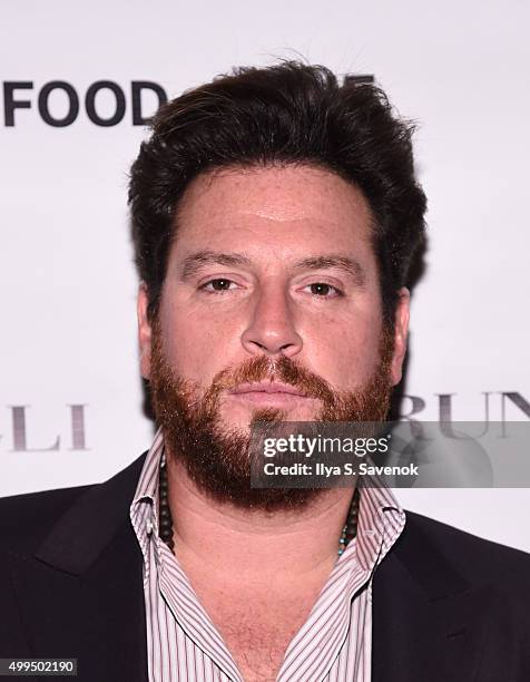 Chef Scott Conant attends Bruno Magli Presents A Taste Of Italy Co-Hosted By Food & Wine & Scott Conant on December 1, 2015 in New York City.
