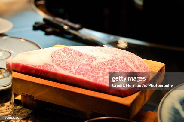 kobe beef - kobe japan fotografías e imágenes de stock