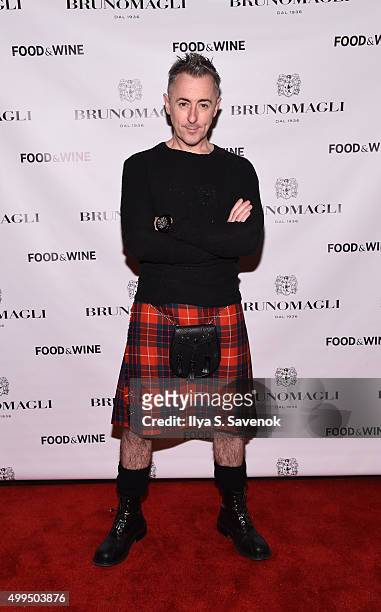 Actor Alan Cumming attends Bruno Magli Presents A Taste Of Italy Co-Hosted By Food & Wine & Scott Conant on December 1, 2015 in New York City.