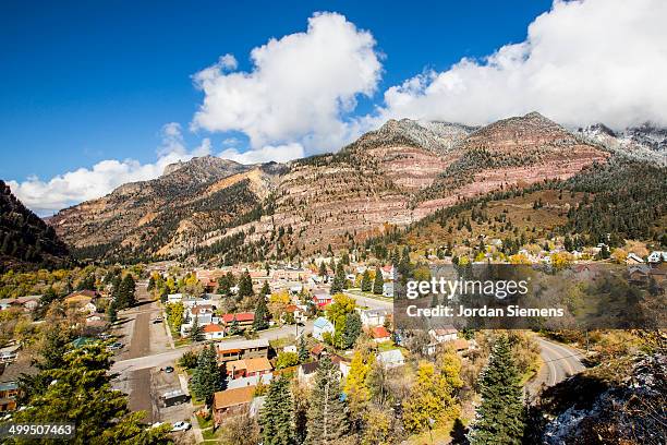 ouray colorado - small town community stock pictures, royalty-free photos & images